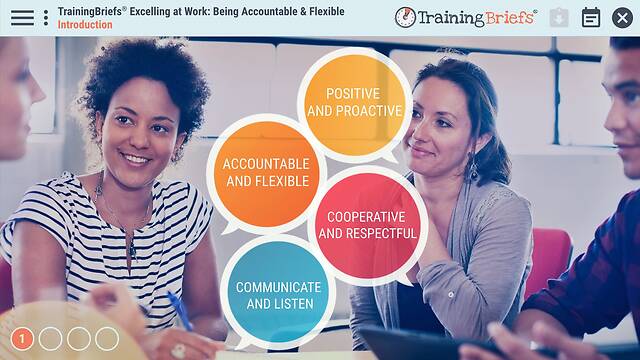 TrainingBriefs® Excelling at Work: Being Accountable & Flexible
