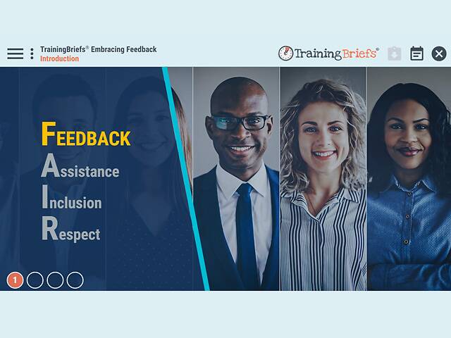 TrainingBriefs® Embracing Feedback