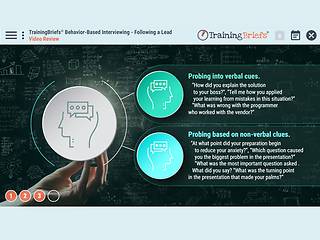 TrainingBriefs® Behavior-Based <mark>Interviewing</mark> – Following a Lead