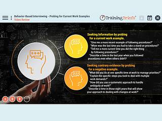 TrainingBriefs® Behavior-Based <mark>Interviewing</mark> – Probing for Current Work Examples