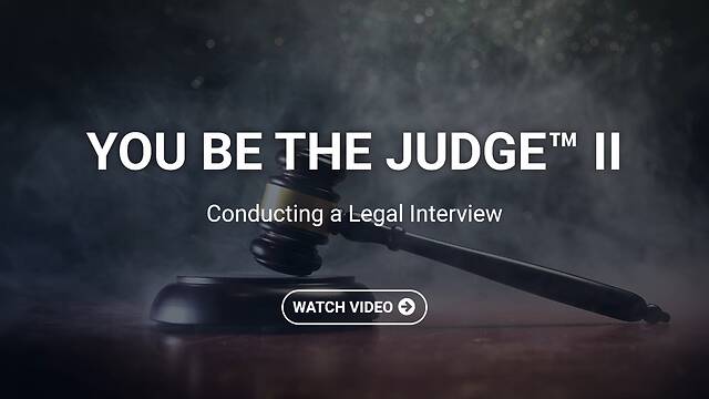 You Be the Judge™ II (Video)
