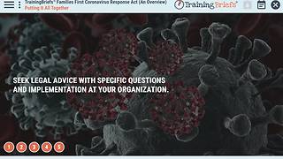 TrainingBriefs® Families First Coronavirus Response Act (An Overview)