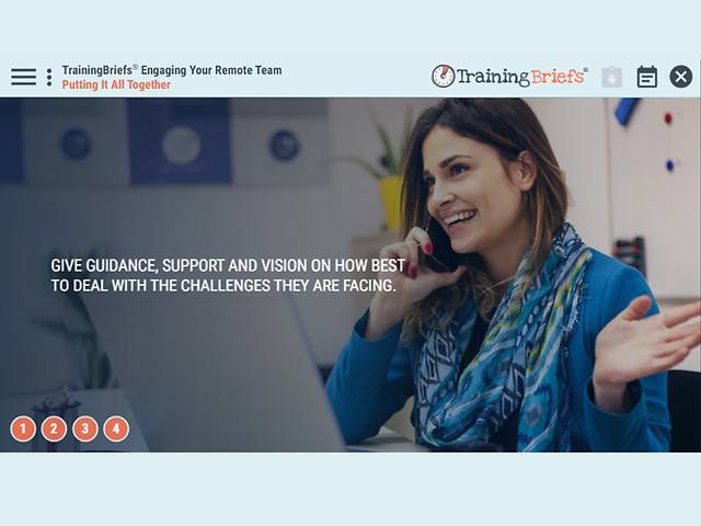 TrainingBriefs® Engaging Your Remote Team