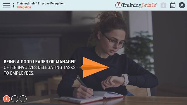 TrainingBriefs® Effective Delegation