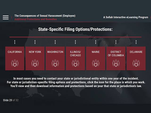 The Consequences of Sexual Harassment™ (Employee Course, Multi-State)