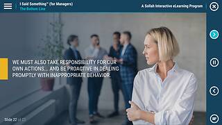 I Said Something™ Promoting <mark>Respect</mark>ful Workplace Behavior for Managers