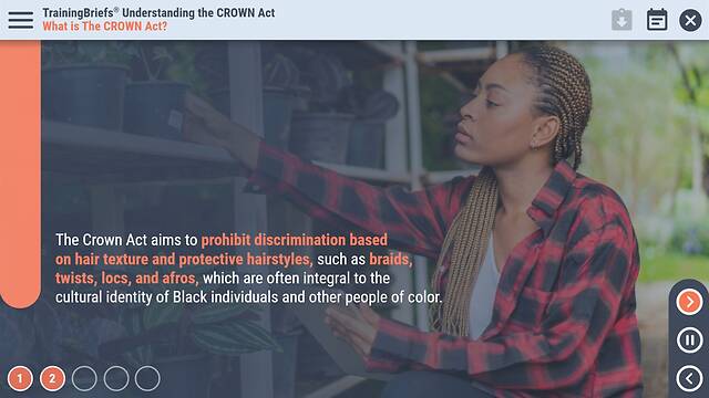 TrainingBriefs® Understanding the CROWN Act