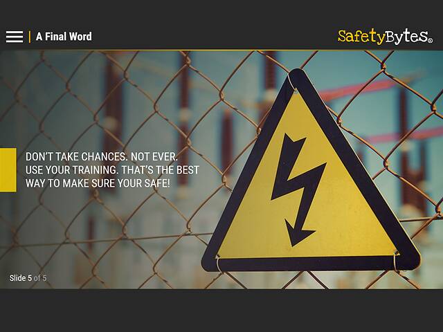 SafetyBytes® - Electrical Safety (Ignoring Signs & Warnings)