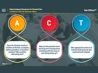 Got <mark>Ethics</mark>?® Using Company Resources for Personal Use