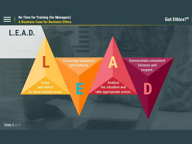 Got Ethics?® No Time for Training (for Managers)