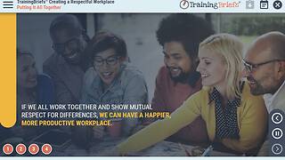 TrainingBriefs® Creating a <mark>Respect</mark>ful Workplace
